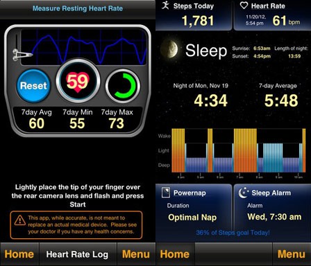 Sleep app screenshot