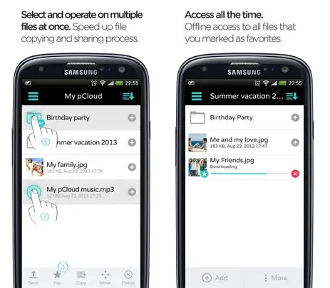 pcloud screenshot