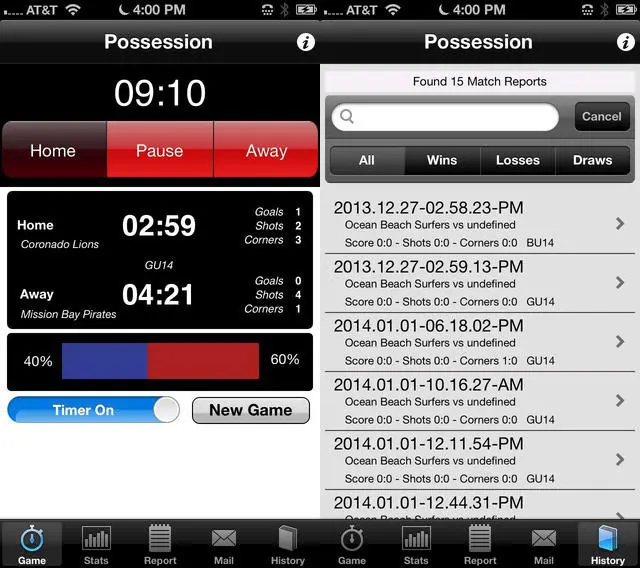 Possession slider