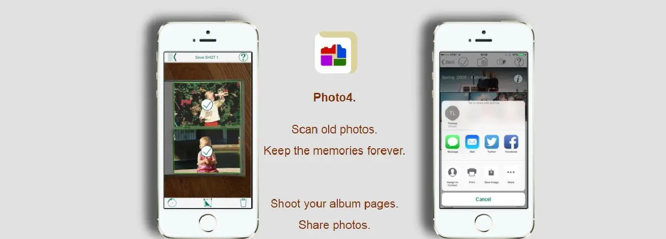 Photo4 Album Scanner app