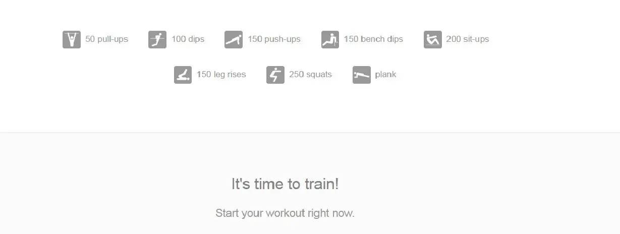 Sportsman PRO. Workout screenshot