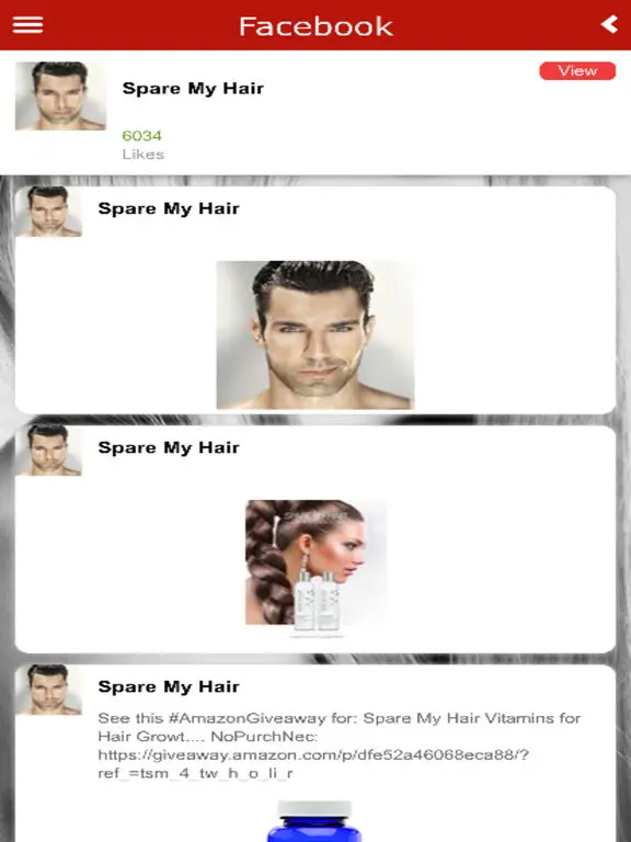 Spare My Hair app