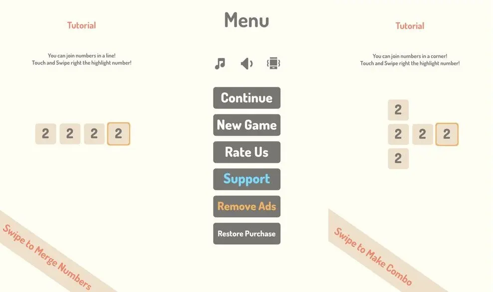 Two Numbers app