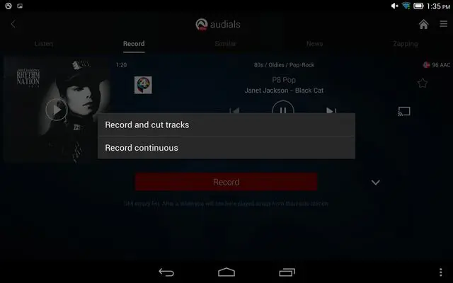 Audials Radio app