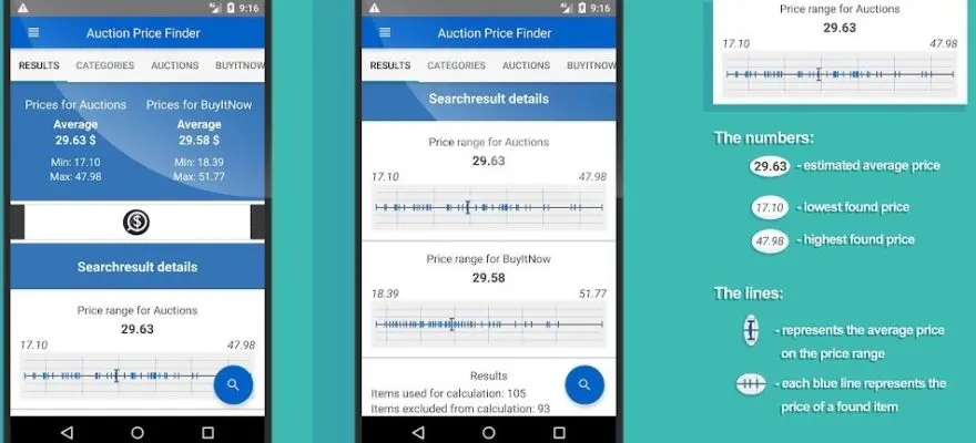 Auction Price Finder screenshot