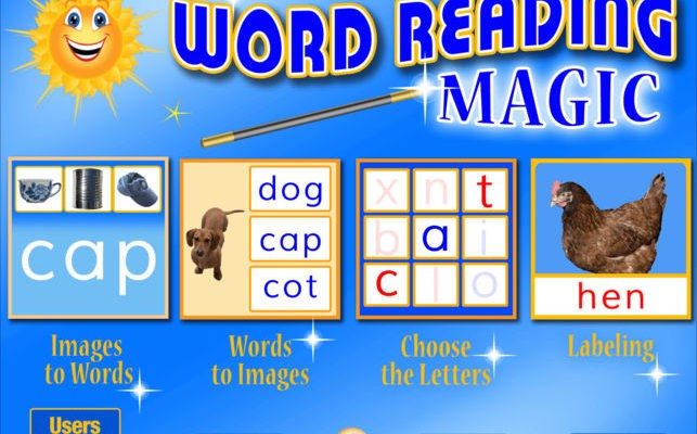 Word Reading Magic app