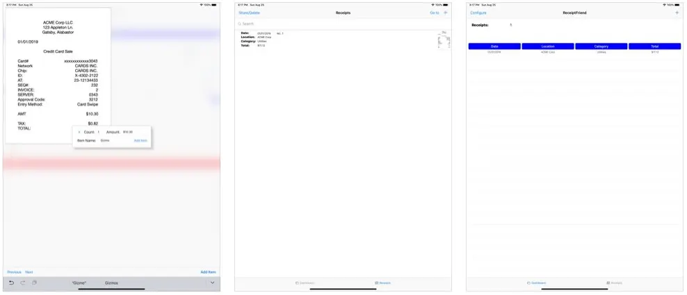 ReceiptFriend screenshot