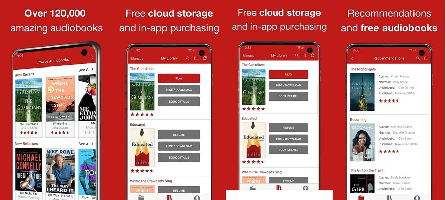 Audiobooks Now app