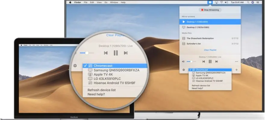 JustStream app