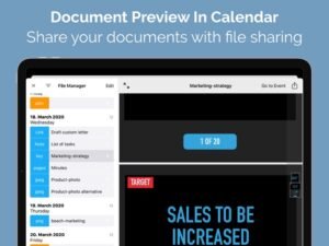FileCalendar app