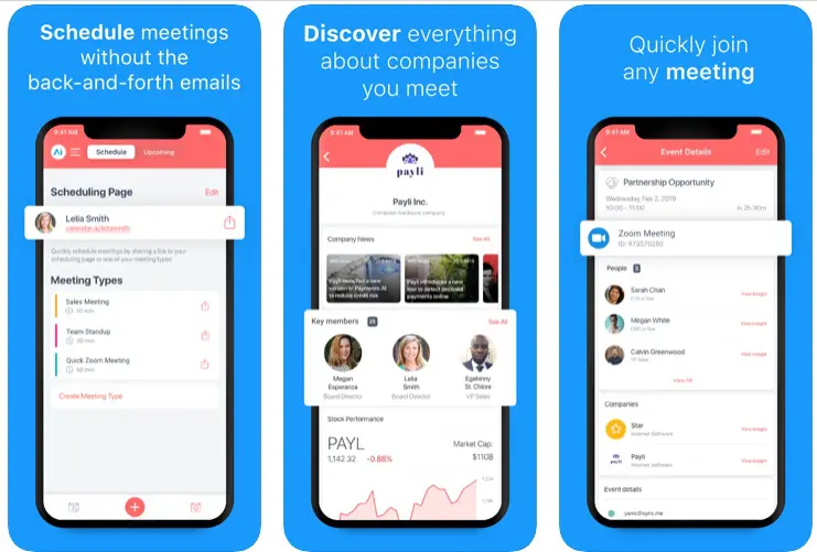 Calendar AI app