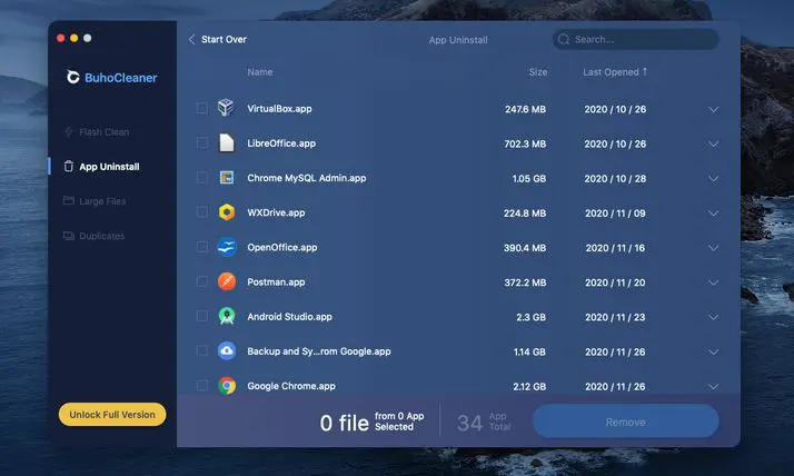 BuhoCleaner app