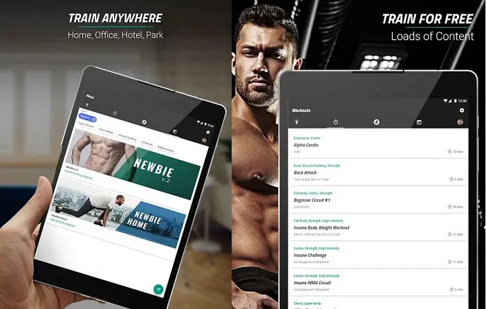 Spartan Home Workouts app