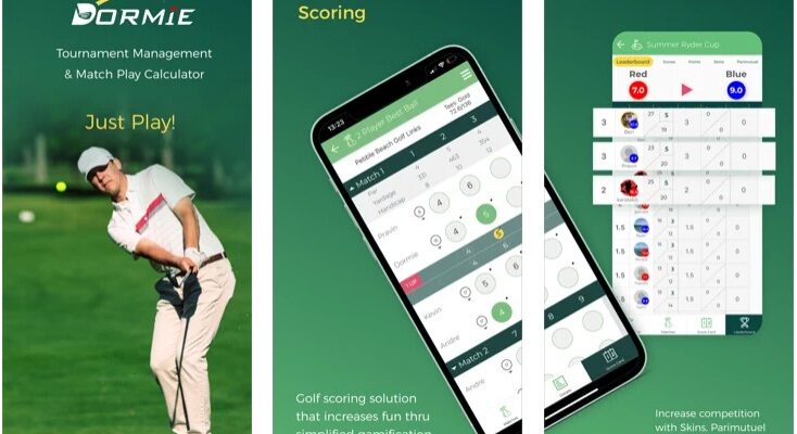 Dormie Golf app
