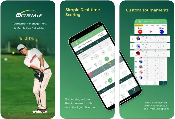 Dormie Golf app