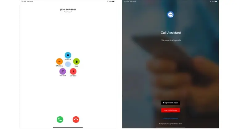 Call Assistant AI app