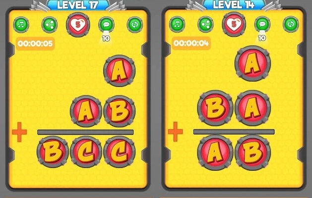 math puzzle screenshots
