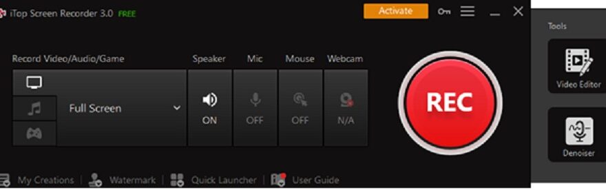 itop screen recorder application